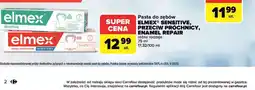Carrefour Pasta do zębów ELMEX Sensitive, przeciw próchnicy, enamel repair oferta
