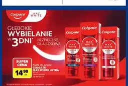 Carrefour Market Pasta do zębów COLGATE MAX WHITE ULTRA różne rodzaje oferta