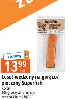 E.Leclerc Łosoś wędzony na gorąco/pieczony Superfish Koral oferta