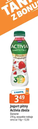 E.Leclerc Jogurt pitny Activia zboża Danone oferta