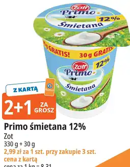 E.Leclerc Zott Primo śmietana 12% oferta