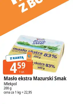 E.Leclerc Masło ekstra Mazurski Smak Mlekpol oferta