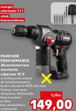 Kaufland Akumulatorowa wiertarka udarowa Parkside oferta
