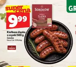 Topaz Kiełbasa śląska z szynki Sokołów oferta