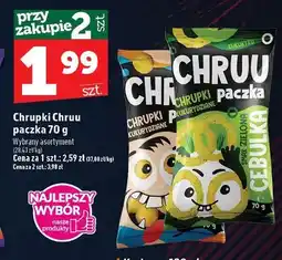 Topaz Chrupki kukurydziane Chruu paczka zielona cebulka oferta