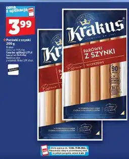 Topaz Parówki z szynki Krakus oferta
