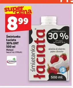 Topaz Śmietanka Łaciata 30% UHT oferta
