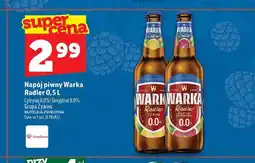 Topaz Napój piwny bezalkoholowy Warka Radler Cytryna oferta