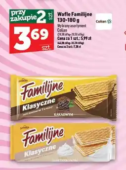 Topaz Wafle Familijne Klasyczne o smaku kakaowym oferta