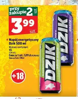 Topaz Napój energetyczny Dzik Grape oferta