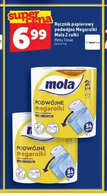 Topaz Ręcznik papierowy podwójne Megarolki Mola 2-pak oferta