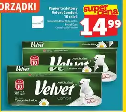 Topaz Papier toaletowy Velvet Comfort Camomile & Aloe oferta
