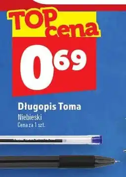 Topaz Długopis Toma niebieski oferta