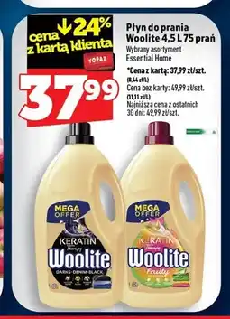 Topaz Płyn do prania Woolite Keratin Therapy Fruity oferta