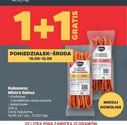 Netto Kabanosy wieprzowe Mistrz Rohus oferta