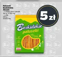 Netto Paluszki o smaku sera i cebulki Beskidzkie Aksam oferta