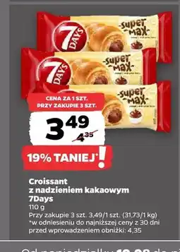 Netto Croissant z nadzieniem kakaowym 7Days Super Max oferta