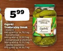 Netto Ogórki kiszone Tradycyjny Smak oferta