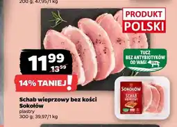 Netto Schab wieprzowy bez kości Sokołów plastry oferta