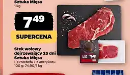 Netto Stek wołowy dojrzewający 25 dni Sztuka Mięsa z rostbefu oferta