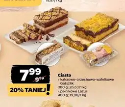 Netto Ciasto kakaowo-orzechowo-wafelkowe Gotszlik oferta