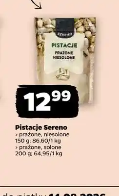 Netto Pistacje prażone niesolone Sereno oferta