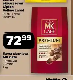 Netto Kawa ziarnista MK Cafe Crema oferta