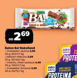 Netto Baton Ba! Bakalland truskawka i quinoa oferta