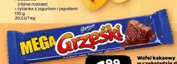Netto Wafel kakaowy w czekoladzie deserowej Mega Grześki Goplana oferta