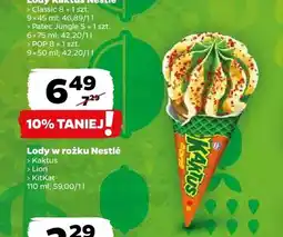 Netto Lody w rożku Kaktus Nestlé oferta