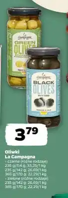 Netto Oliwki zielone nadziewane papryką La Campagna oferta
