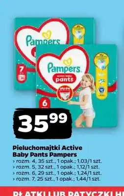 Netto Pieluchomajtki Pampers Active Baby Pants rozm. 5 oferta