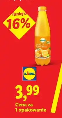 Lidl Sok pomarańczowy Solevita oferta