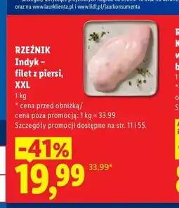 Lidl Filet z piersi indyka XXL Rzeźnik oferta