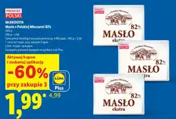 Lidl Masło z Polskiej Mleczarni 82% Mlekovita oferta