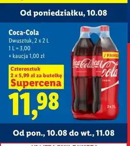Lidl Napój gazowany Coca-Cola 2-pak oferta