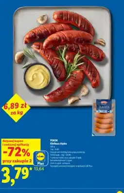 Lidl Kiełbasa śląska Pikok oferta