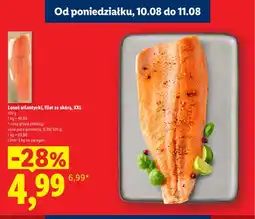 Lidl Łosoś atlantycki filet ze skórą XXL oferta