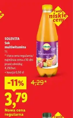 Lidl Sok multiwitamina Solevita oferta