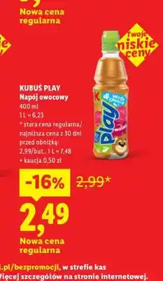 Lidl Napój owocowy Kubuś Play oferta