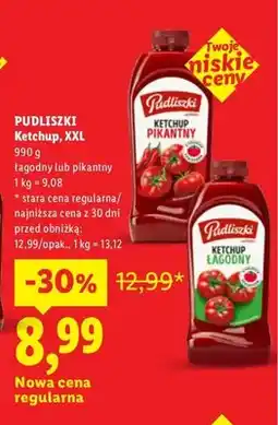Lidl Ketchup łagodny Pudliszki XXL oferta
