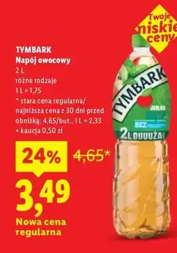 Lidl Napój owocowy Tymbark oferta