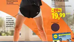 Lidl Szorty funkcyjne damskie Crivit oferta