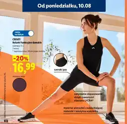 Lidl Kolarki funkcjonalne damskie Crivit oferta