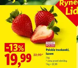Lidl Truskawki polskie Ryneczek Lidla oferta