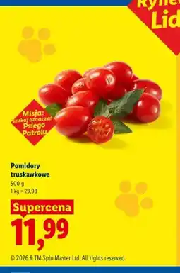 Lidl Pomidory truskawkowe Ryneczek Lidla oferta