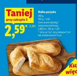 Lidl Bułka paryska oferta