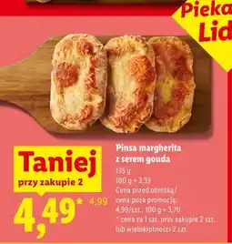 Lidl Pinsa margherita z serem gouda oferta