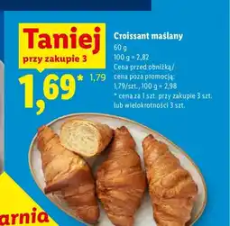 Lidl Croissant maślany Piekarnia Lidla oferta