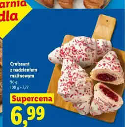 Lidl Croissant z nadzieniem malinowym Piekarnia Lidla oferta